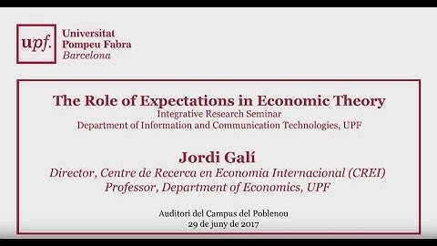 The Role of Expectations in Economic Theory