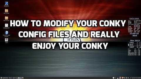 How to Modify Your Conky Files