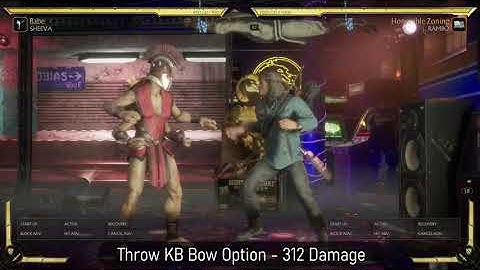 Rambo Throw KB Options