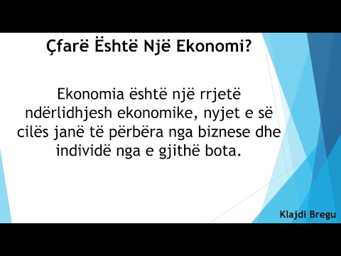 Video: Si ndikon ekonomia në fe?