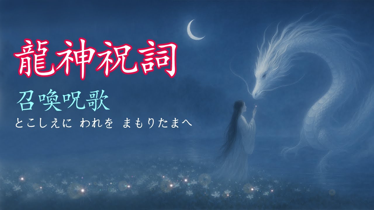 ♦龍神祝詞♦召喚呪歌五首：永遠なる守護と豊かさの享受♦人生を満たす神秘の加護