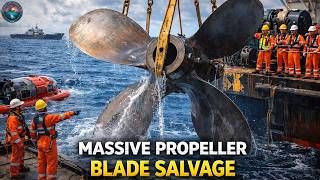 Deep Sea Mission: Massive Propeller Blade Salvage Success