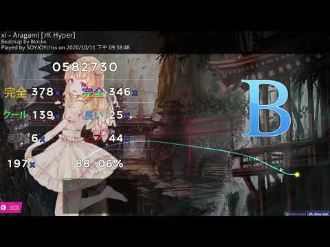 [osu! mania7k] xi-Aragami
