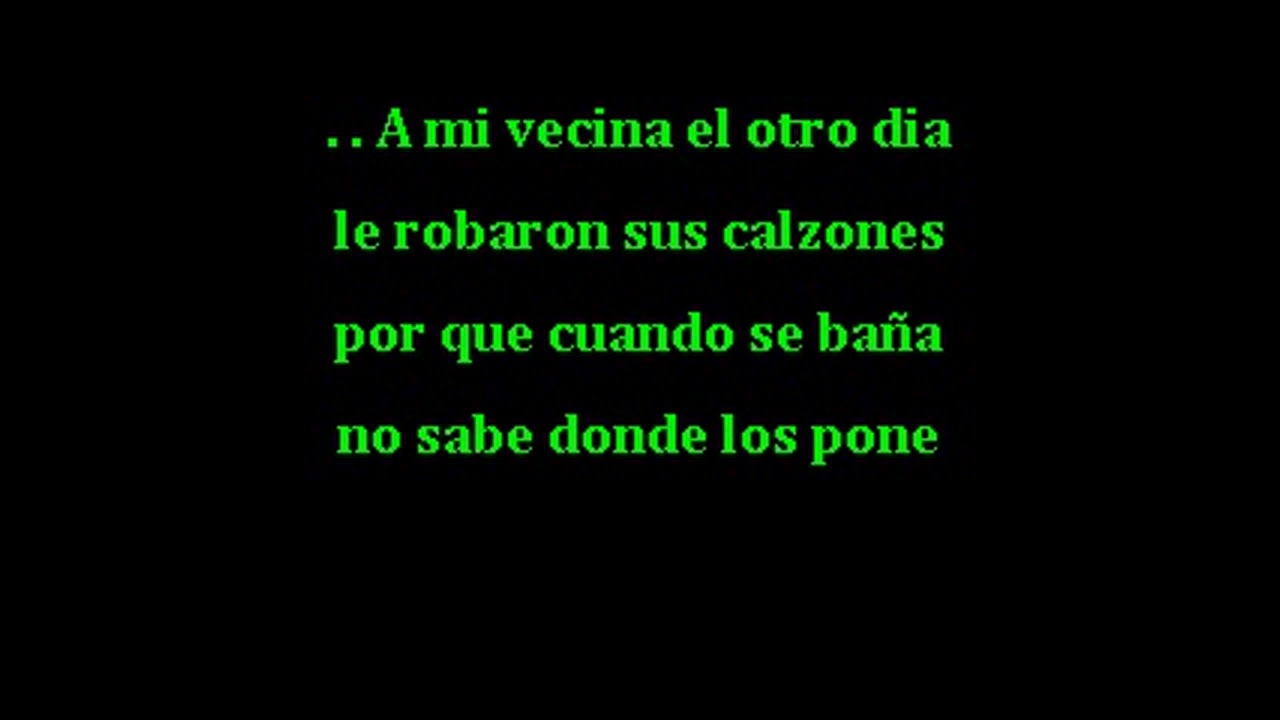 LOS KARKIKS La Vecina Cochina karaoke - YouTube