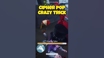 OP CIPHER POP TRICK that could DESTROY HUNTER💀 Lanternist #第五人格 #identityv #アイデンティティv