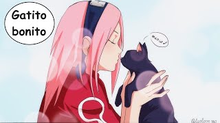 El gatito de Sakura - Cortas historias Sasusaku