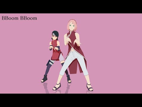 BBoom BBoom (PUBG Victory Dance)  - Sarada*Sakura | Naruto MMD