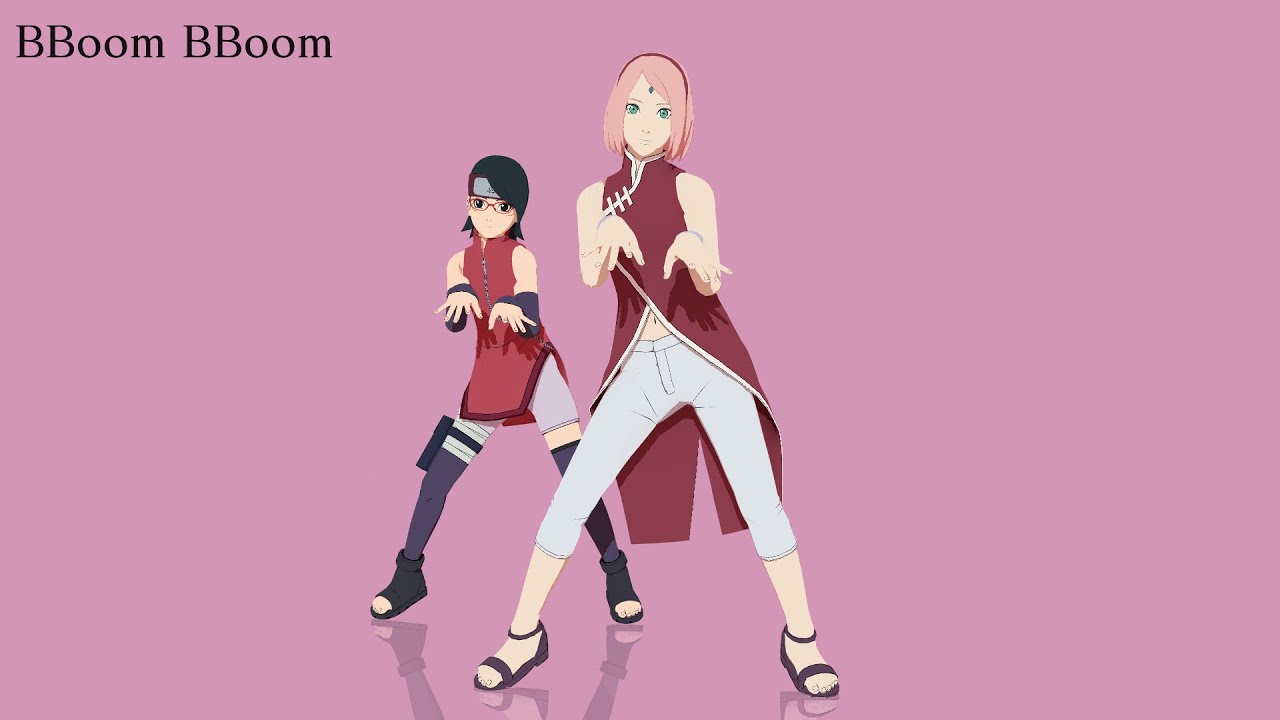 BBoom BBoom (PUBG Victory Dance)  - Sarada*Sakura | Naruto MMD