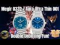 Megir 0332 / Aura Ultra Thin 001 Quartz Watch Double Unboxing Fun!