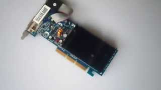 placa video agp geforce 6200 256mb ddr2 tv dvi