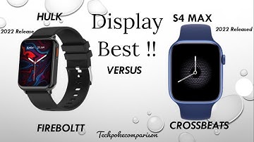 Fireboltt hulk vs Crossbeats ignite s4 max • best value for money with great looks #techpoke