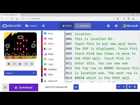 Micro:bit - Bare Wire Computer - Example 10B