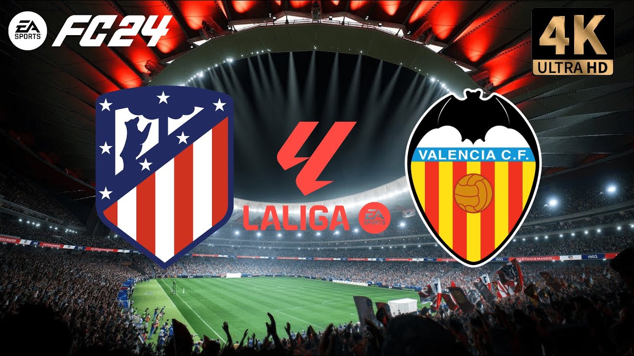 Atlético de Madrid vs Valencia | La liga | EA FC 24 | PS5™ 4K HD - YouTube