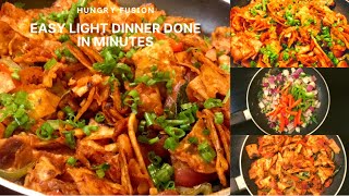 Chilli Chapathi | Easy Dinner | Bachelor recipe | Kothu chapathi