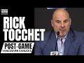 Rick tocchet reacts to vancouver canucks insane gm4 comeback win vs nashville arturs silovs