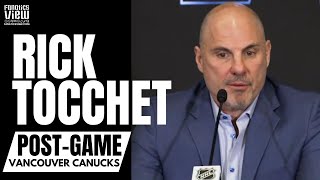 Rick Tocchet Reacts to Vancouver Canucks INSANE GM4 Comeback Win vs. Nashville, Arturs Silovs
