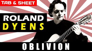 TAB/Sheet: Oblivion (Arranged by Roland Dyens) by Astor Piazzolla [PDF   Guitar Pro   MIDI]