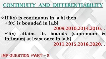If f(x) is continuous in [a,b] then || f(x) is bounded in [a,b] | f(x) attains its bounds supremum..