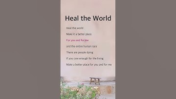 Thumbnail of Heal the World | Michael Jackson #lyrics