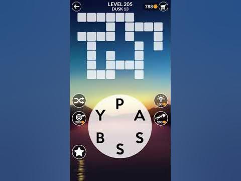 WORDSCAPES LEVEL 205 ANSWERS - YouTube
