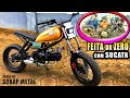 Criamos uma MINI MOTO do ZERO - COM SUCATA - made of scrap