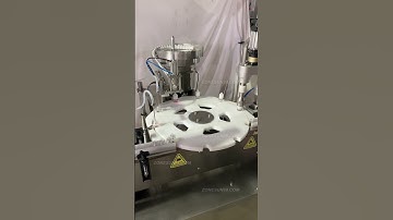 ZONESUN ZS-AFC32 Servo Monoblock Rotary Peristaltic Pump E-liquid Bottle Filling Capping Machine