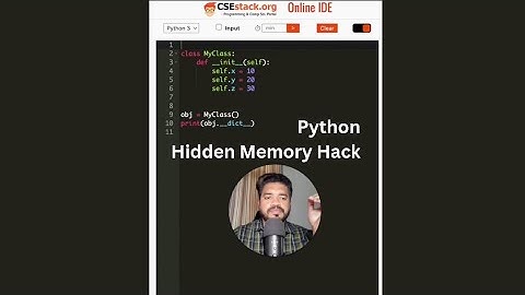 How to Optimize Memory for Python Class | "__slots__" Secret 😲