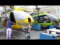 Inside helicopter factoryr44 r22 r66 producing cheap robinson civilian helicopters