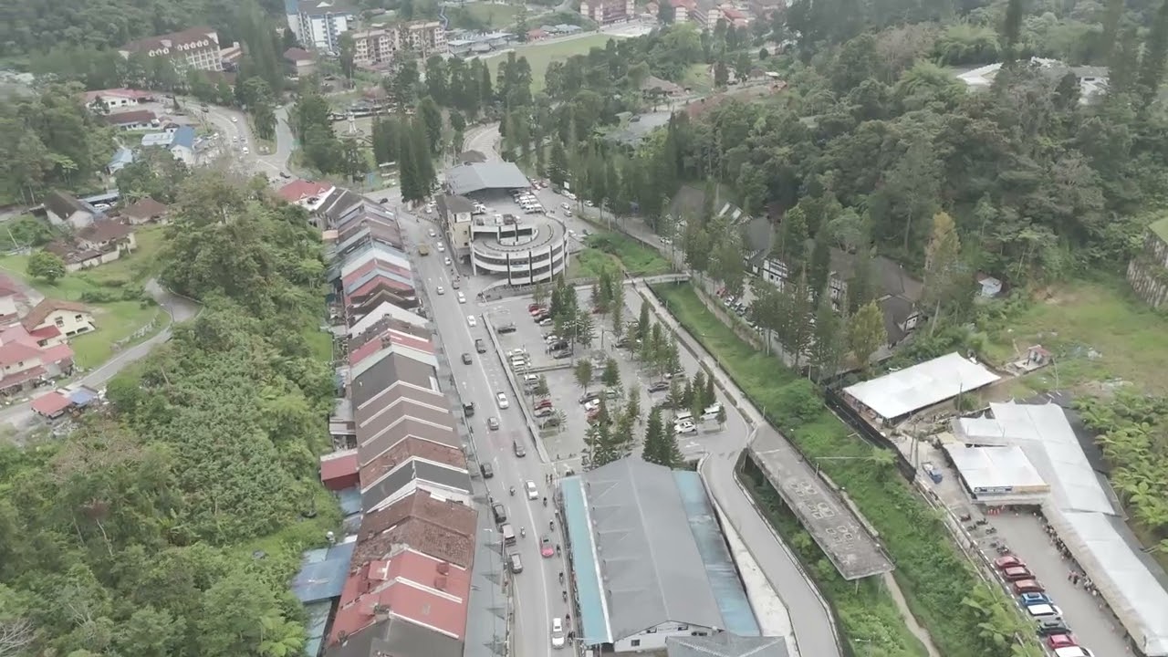 Drone View At Tanah Rata Cameroon Highland #droneview