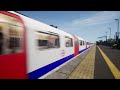 Bakerloo Line 70 car train leaves Stonebridge Park