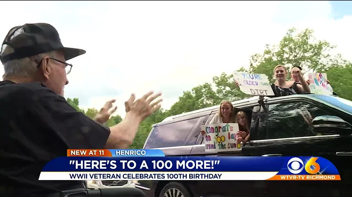 Parade honors World War II veteran on his 100th birthday