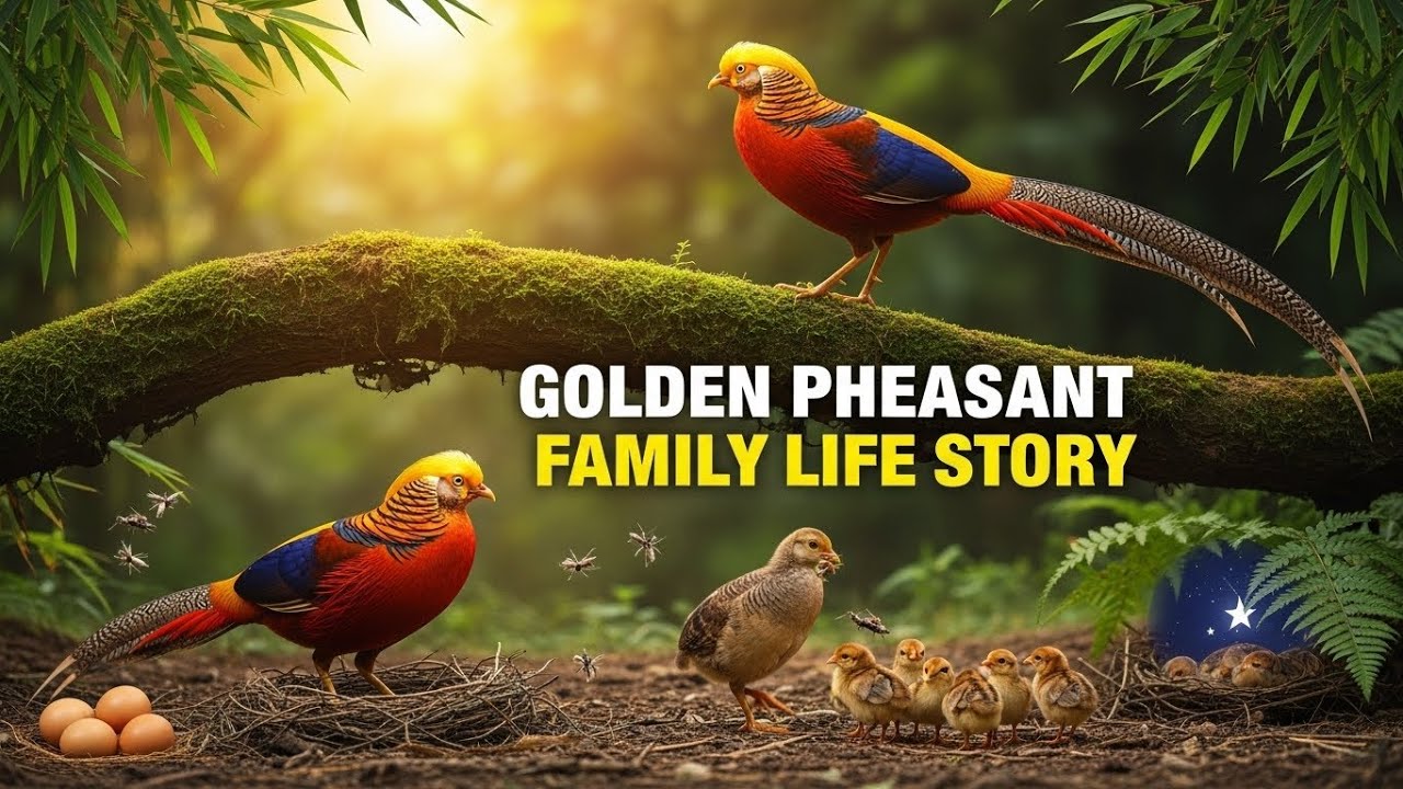 Golden Pheasant Family Life Story