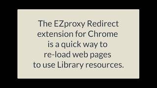 LSU Health New Orleans: How to install and use the EZproxy Redirect Chrome extension