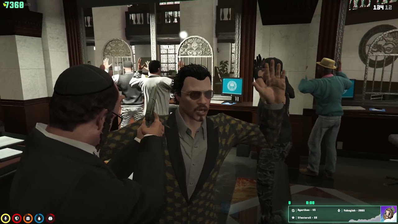 PENTA - Chase Clouter storms the vault (1 robber, 10 hostages) | NoPixel 3.0 GTA V RP