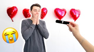 HE WAS NOT EXPECTING THIS SURPRISE!!