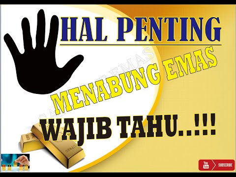 MENABUNG EMAS | 5 LANGKAH WAJIB DIKETAHUI