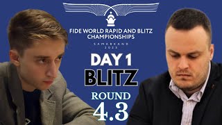 Daniil Dubov vs Aleksandar Indjic | World Blitz Championship 2023 | Round 4.3