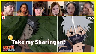Obito gives Kakashi his Sharingan | Reaction Mashup [Naruto Shippuden 120] ナルト 疾風伝