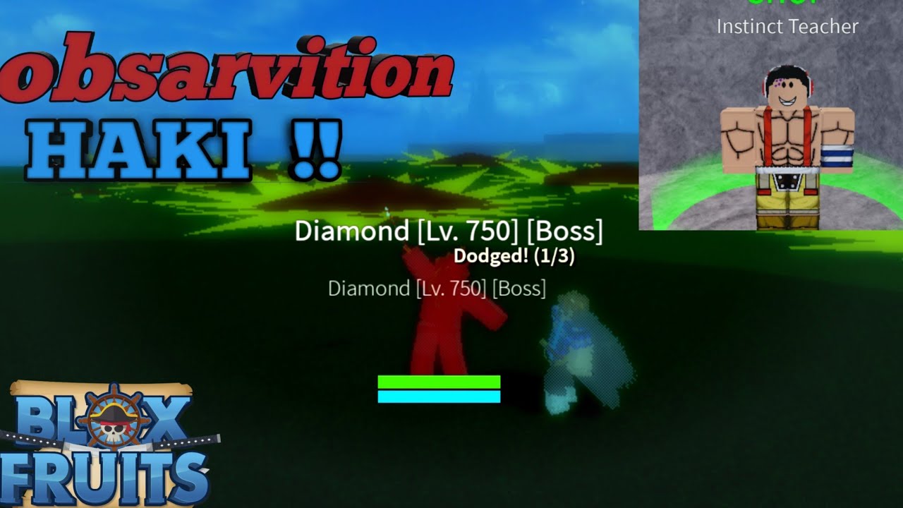 How to get observation haki and new sky island! Blox piece roblox 