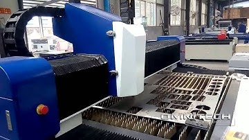 OMNI CNC laser 1530 fiber metal cutting machine video