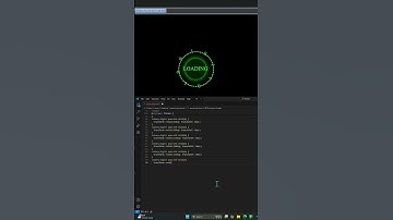 "Green Hacker-Style Loading Animation with HTML & CSS | SmartCodeSchool" #coding #htmlcss