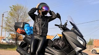 Мотопутешествие Астрахань- Сарай Бату- Ахтубинск- Большое Богдо на макси скутере Vento max 200