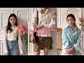 LOOKBOOK 🌼 꽃과 함께하는 봄/여름 패션룩북•하울 (ft. 좋아하는 셔츠&amp;팬츠&amp;스커트&amp;가방 명품 브랜드 위주!)  | 딥브로우