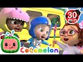 Wheels on the Bus Cocomelon Halloween Edition | Moonbug Halloween for Kids