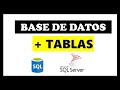 Crear Base de Datos y Tablas en SQL SERVER con Management Studio ✅