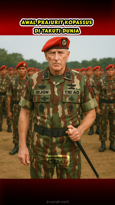 KOMANDAN KOPASSUS DARI BELANDA #kopassus #belanda #siap55 #idjon #tni