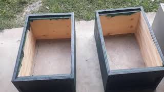 German style 8 frame langstroth hive build. English Alabama usa.