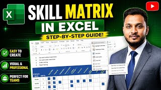 Create a Professional Skill Matrix in Excel 📊 | Easy Step-by-Step Tutorial 🚀