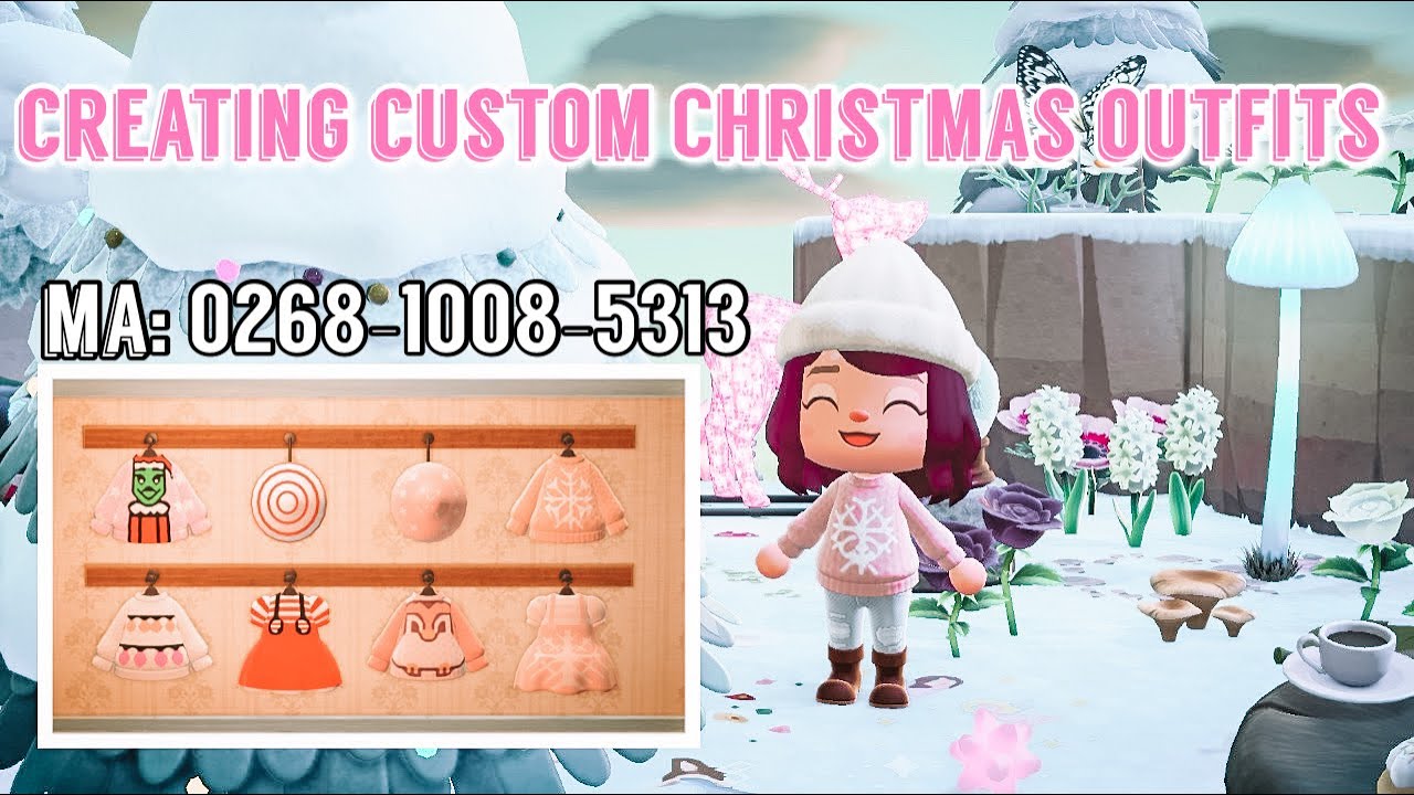 How to Create Simple Pink Winter Custom Design Outfits❄️
