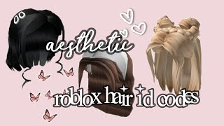 aesthetic roblox hair id codes